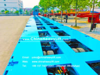 Axle Lines Modular Trailer Hydraulic Multi Axle And Gooseneck For