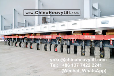 compatible Scheuerle SPMT, 100 axle line Chinaheavylift SPMT Self ...