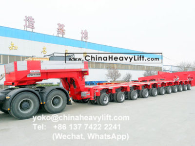 40 axle lines Mdoular Trailers multi axles with min height 685mm ...